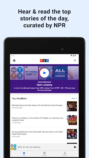 NPR screenshot