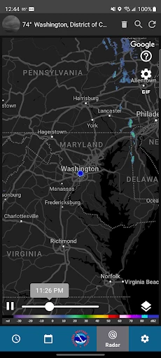 NWS Weather screenshot