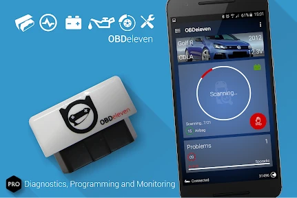 OBDeleven VAG car diagnostics screenshot