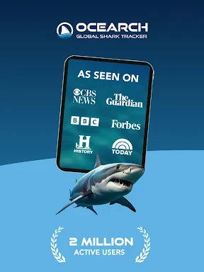 OCEARCH Shark Tracker™ screenshot