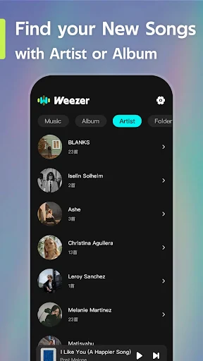 Offline Music Player- Weezer screenshot