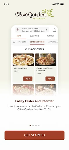 Olive Garden Italian Kitchen screenshot