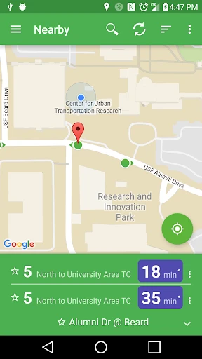 OneBusAway screenshot