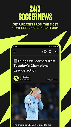 OneFootball: All Soccer Scores screenshot