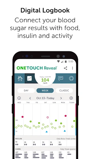 ​OneTouch Reveal® app screenshot