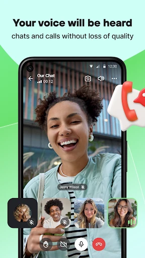 Online chat, calls - Gem Space screenshot