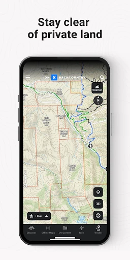 onX Backcountry Trail Maps GPS screenshot
