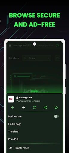 Opera GX: Gaming Browser screenshot