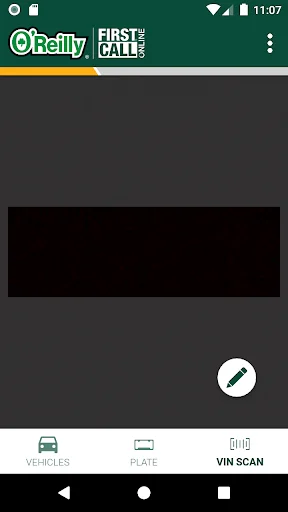 O’Reilly First Call VIN Scan screenshot