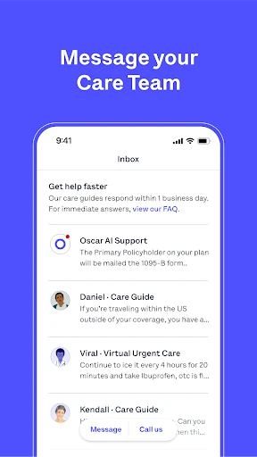 Oscar Health screenshot