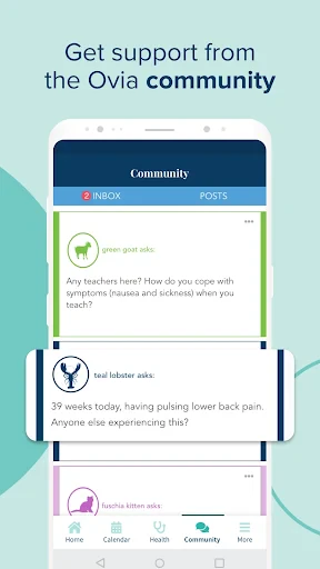 Ovia Pregnancy & Baby Tracker screenshot