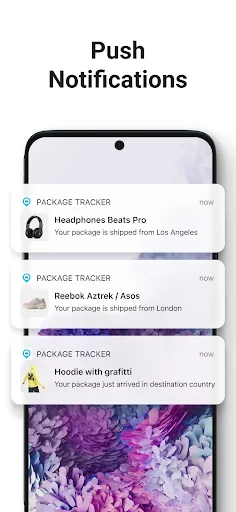 Package Tracker - pkge Mobile screenshot