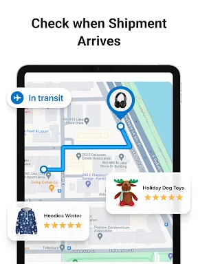 Package Tracker - pkge Mobile screenshot