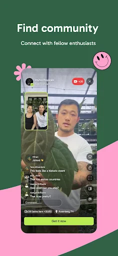 Palmstreet - Live shopping screenshot