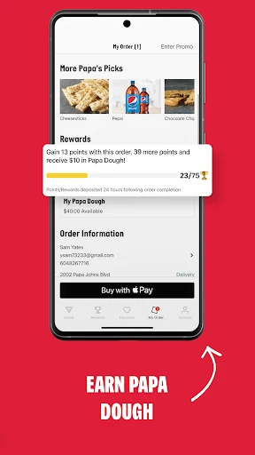 Papa Johns Pizza & Delivery screenshot