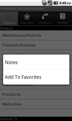Paramedic Protocol Provider screenshot