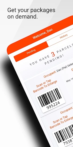 Parcel Pending screenshot