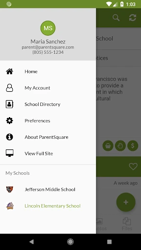 ParentSquare screenshot