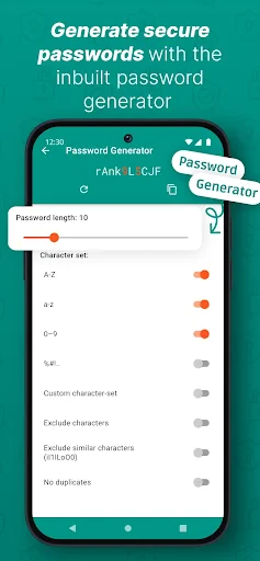 Password Safe and Manager screenshot