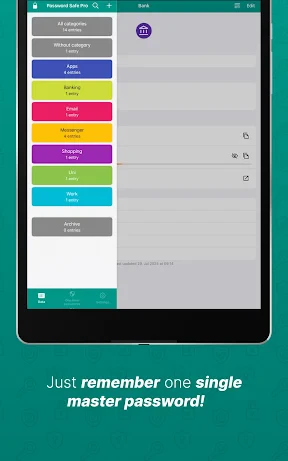 Password Safe and Manager screenshot