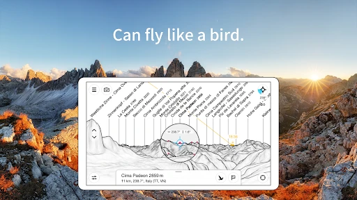 PeakFinder screenshot