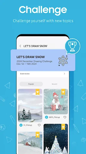 PENUP – Drawing-sharing SNS screenshot
