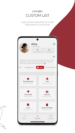 PERFUMIST Perfumes Advisor screenshot