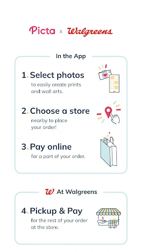 Picta x Walgreens Photo Print screenshot