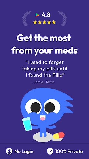 Pillo: Angry Pill Reminder Box screenshot