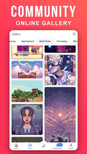 Pixilart - Make Pixel Art screenshot