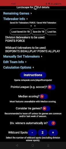 PlayoffComputer screenshot