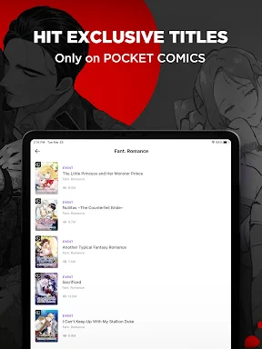 POCKET COMICS: Premium Webtoon screenshot