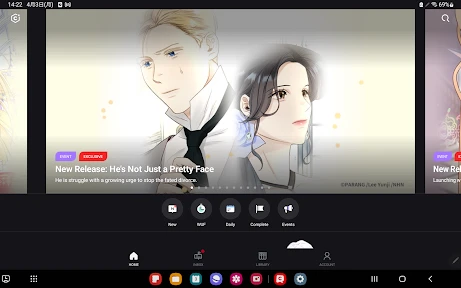 POCKET COMICS: Premium Webtoon screenshot