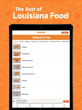Popeyes® App screenshot