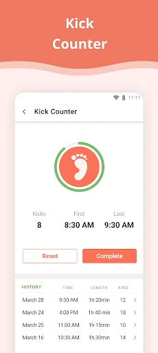 Pregnancy App screenshot