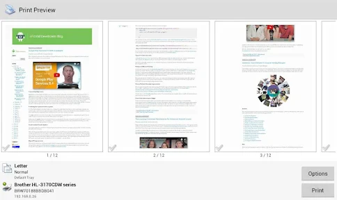 PrinterShare Mobile Print screenshot