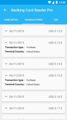 Pro Credit Card Reader NFC screenshot