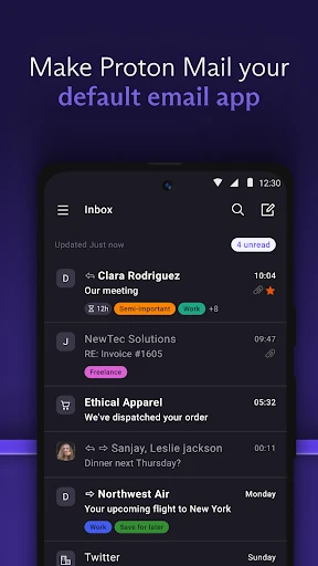 Proton Mail: Encrypted Email screenshot