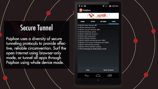Psiphon: Fast and Secure VPN screenshot