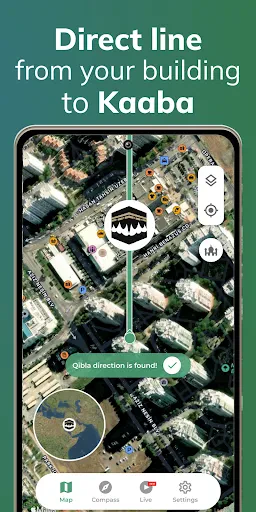 Qibla Finder Compass 100% screenshot