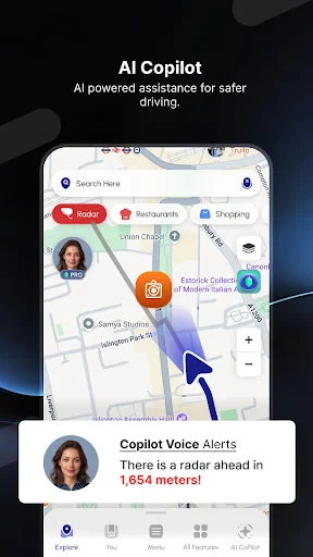 Radar GO-X: HUD, GPS, Maps screenshot