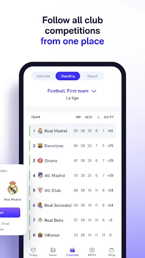 Real Madrid screenshot