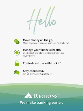 Regions Bank screenshot