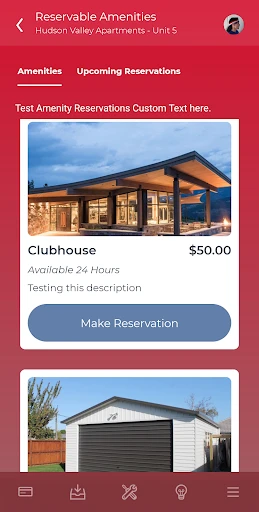Resident Portal screenshot