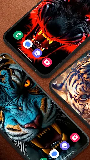 Roaring Tiger Live Wallpaper screenshot