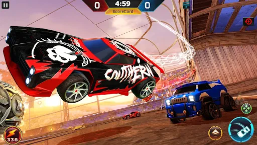 Rocket Car Soccer League Games screenshot
