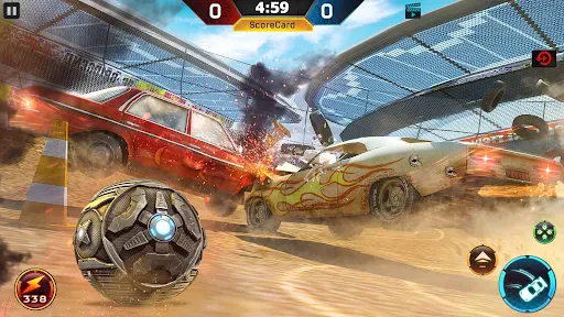Rocket Car Soccer League Games screenshot
