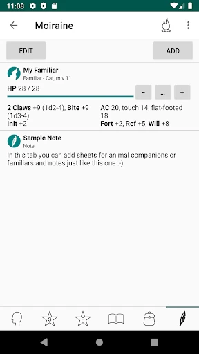 RPG Scribe Pathfinder & 3.5e screenshot