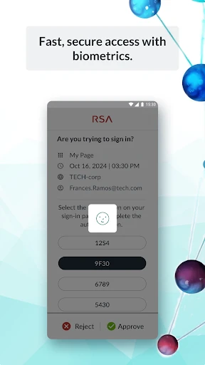 RSA Authenticator (SecurID) screenshot