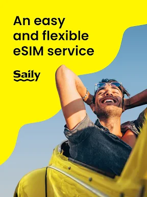 Saily: An eSIM travel app screenshot